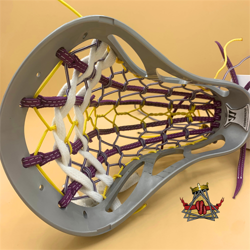 custom strung lacrosse heads
