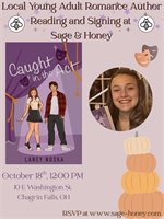 Caught in the Act – Local Young Adult Romance Author Reading and Signing