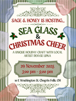 Sea Glass & Christmas Cheer!