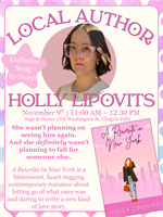 Holly Lipovits, A Rewrite in New York - Local Author Reading and Signing
