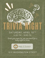 Trivia at Sage & Honey