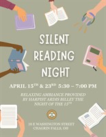 Silent Reading at Sage & Honey - With a Harp