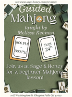 Beginner Guided Mahjong Lesson with Melissa Keenan at Sage & Honey