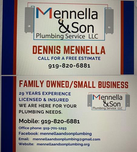 We are here for all your plumbing Needs.