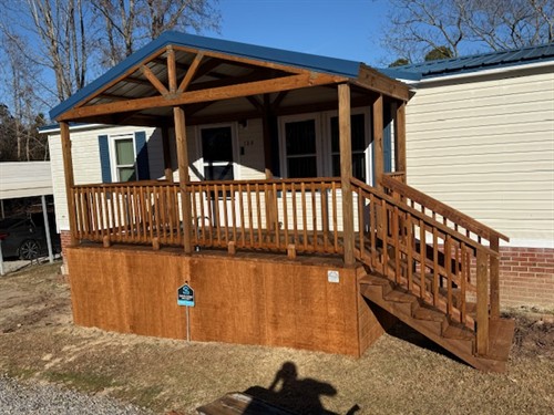 8x16 Gable Roof Deck