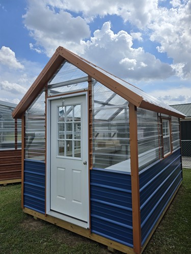 8x12 A Roof Greenhouse