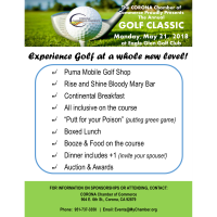 Corona Chamber Golf Classic Tournament, 2018