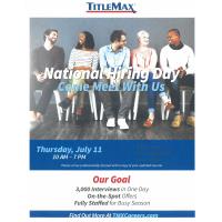 Titlemax National Hiring Day