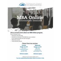 MBA Online Information Sessions