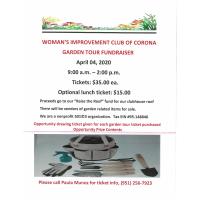 Women's Improvement Club of Corona Garden Tour Fundraiser