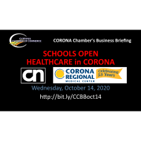 Corona Chamber Business Briefing - Schools and Healthcare update