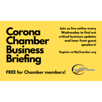 Corona Chamber Business Briefing: CA State New Laws/Local Job Report