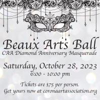 Corona Art Association Beaux Arts Ball Masquarade