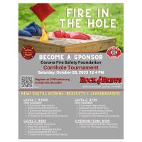 Corona Fire Safety Foundation Presents: Fire in the Hole - Cornhole Tournament