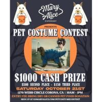 Mary Alice Dispensary Presents: Pet Costume Contest