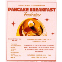 Corona-Norco Settlement House Presents: Pancake Breakfast Fundraiser