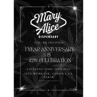 Mary Alice Dispensary Presents: 1 Year Anniversary & 420 Celebration