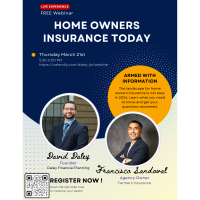 Daley Financial Planning & Francisco Sandoval Agency Present: Home Owners Insurance Today - Free Webinar
