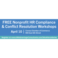 HR Advantage Presents: FREE Nonprofit HR Compliance & Conflict Resolution Workshops