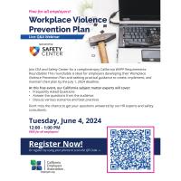 California Employers Association™ Presents: FREE Workplace Violence Prevention Plan Webinar