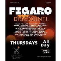 Xpadas Bar and Grill Presents: Fígaro Thursdays **For a limited time only**