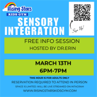 Rising Stars Kids Gym Presents - FREE Info Session on Sensory Intergration