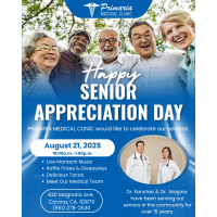 Primaria Medical Clinic Presents: Happy Senior Appreciation Day