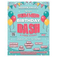 Hidden Valley Plaza Presents: Summer Birthday Bash - A FREE Event