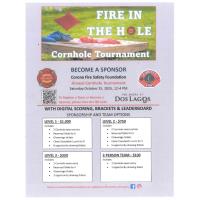 Corona Fire Safety Foundation Presents: Fire In The Hole Cornhole Tournament