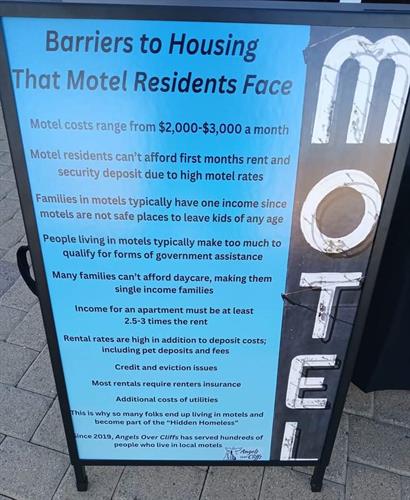 Motel Families face many barriers that keep them from permanent housing.