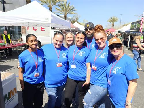 Angels Over Cliffs volunteers at the Fire and Ice Chili Cook Off 2022