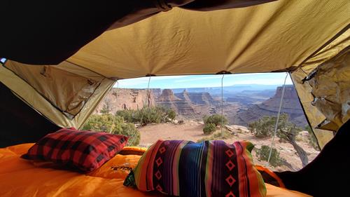Rooftop tent views are the best