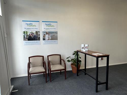 Comfortable waiting area