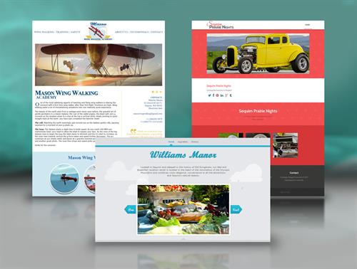 Various Website Designs