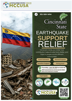 Cincinnati State y organizaciones comunitarias organizan un evento de concientización y apoyo para las víctimas de los terremotos en Venezuela