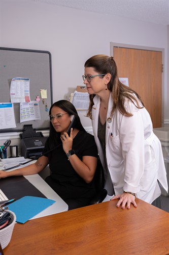 Dr. Villacis and Gisselle