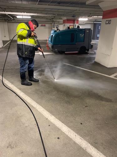 Parking Garage Cleaning