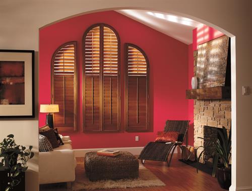 Hardwood shutters insulating design make indoor spaces cooler in summer and warmer in winter, keeping your room at an ideal temperature. Hardwood shutters insulating design make indoor spaces cooler in summer and warmer in winter, keeping your room at an ideal temperature.