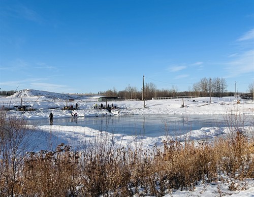 Skating pond