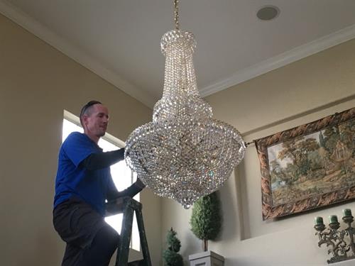 Chandelier Cleaning 
