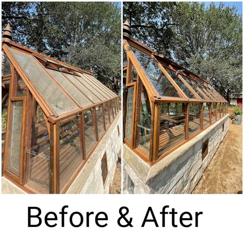 Before & After Window Washing 