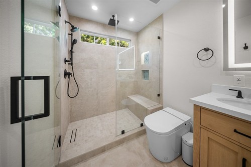 Bathroom remodel in Agoura Hills by RnD Builders