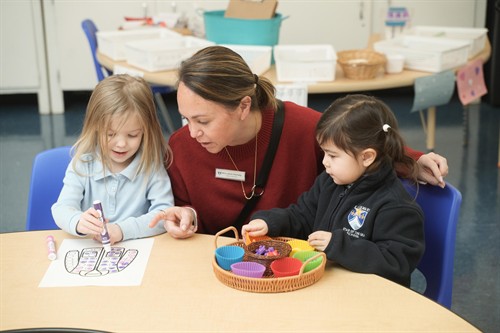 Saint Mary's students can start with our Early learner program at age 3.