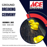 Ace Hardware Ground Breaking Ceremony 