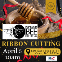 Midnight Bee Supply Ribbon Cutting