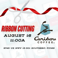 Caribou Coffee Ribbon Cutting
