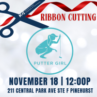 Ribbon Cutting - Putter Girl