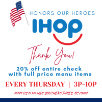 Military Appreciation Night at IHOP