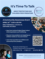 Changing Destinies Ministry & The Invictus Project Community Awareness Event on Child Exploitation and Trafficking