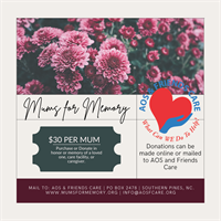 Mums for Memory™ Fundraiser